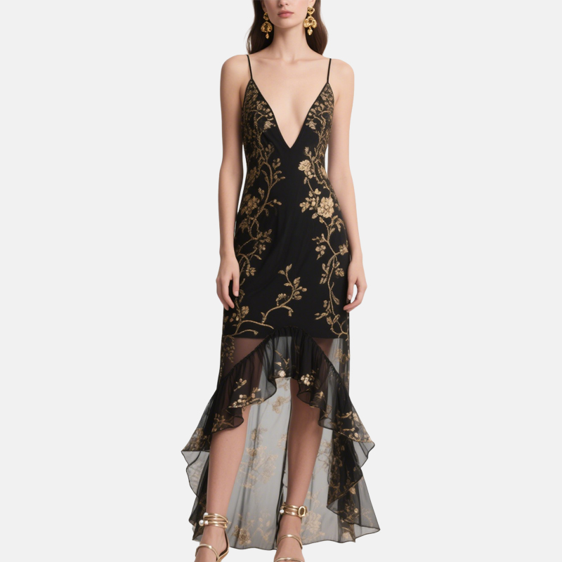 casual-vacation-style-womens-v-neck-dress