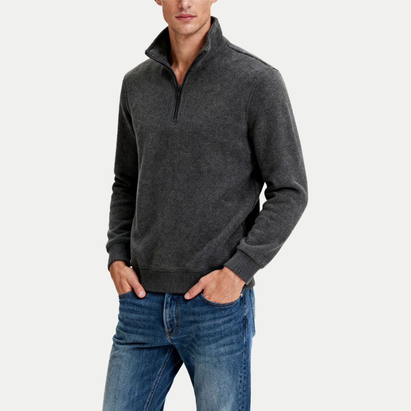 mens-half-zip-stand-collar-minimalist-elegant-sweatshirt